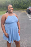 I bought this dress last minute for my uncle's wedding. I read all of the reviews about this dress before I decided to purchase it.It ended up being the best decision I ever made! The color was just like the picture and the material was so comfortable. The slip was a little short in the back but overall the dress was beautiful, flattering, and so comfy. If you're trying to decide..just buy it! - Brianna I.