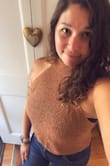 I was wanting a sleeveless sweater for that perfect fall look. This too was perfect! I feel trendy and comfortable in it and love the color! - Victoria G.