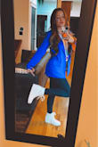 These white shoes are seriously so cute and really comfy! They went perfect with my game day outfit!

IG: @CaitlinHenning - Caitlin H.