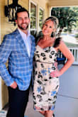 Ordered for a gala and it exceeded expectations! The shoulder tulle is black, not navy, a surprise but just as stunning. The fit is a bit mermaid like - so was very form fitting around my thighs - just a heads up!! - Katherine A.