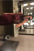 Love the fit, it is true to size. The wine color is absolutely stunning. The material is very good quality. - Nathalie M.