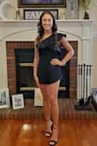 My daughter wore this for homecoming pictures. It fit her perfectly! Great quality too! Highly recommend! - Misty C.