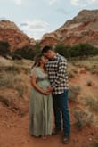 I really loved this dress when I saw it in white. Then I saw the green and fell head over heels! I had a hard time finding a dress for my maternity pictures and was scared my belly wouldn't fit. But it was just the slightest bit tight on my ribs to be expected since I am carrying a baby so I didn't mind! I'd buy this dress a million times over for my pictures. Well worth the money! - Keana H.