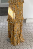 This dress is so lovely. It is requiring a lot of tailoring (too big on top) but it is worth it. It is also too long but perhaps I can find a really high sandal to avoid shortening. Also once the shoulders are taken up the length may be better - Jill S.