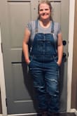 I love these overalls. I'm almost 40 & rocking the heck out of these. - Cathy H.