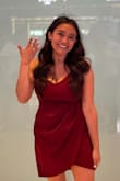 I love this dress! It's simple but very pretty and hugs my curves in the right places. Definitely recommend. - Sara B.