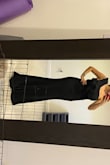 Love this dress, beautiful fit. Elegant. Thick material. Stretchy and comfy. Recommend. - Frederika R.