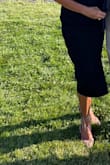 I usually don't wear shoes with spiked heels due to comfort, but found these to be different! It was a little difficult being an outdoor wedding with the grass and deck dancing, but I definitely would recommend these shoes! I got many compliments.. super cute! - Joanne W.