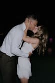I got this dress to wear after my reception and it was so much fun to dance in! I did get it slightly altered by adding cups and taking it in a little around the chest. I was really happy with the quality of this dress! - Krista L.