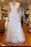 This dress is super pretty and is great quality for the price. It was a little big for me in the chest area, but I'm an AA. - Amber K.
