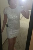 I ordered this for a rehearsal dinner gown and it was so flattering. I'm typically anywhere between a small and medium. I ordered a medium based on reviews and it fit beautifully! - Madison B.