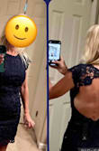 I first ordered the xsmall but it was too big in the waist area and neck. Went to do a return and saw it came in xxsmall and it fit perfectly. Wore it to an evening fall wedding. Everyone loved it! - JODIE H.