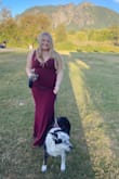 This dress is stunning! Super comfortable and was a great bridesmaid dress. Very well made, and didn't need any alterations! Would maybe order a size down but with heels it was the perfect length. The color was perfect and the dress fit great. - Ali W.