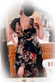 This is the BEST wedding guest dress. I got so many compliments from complete strangers at the wedding I went to this past weekend (which as a new mom seriously put me in a happy mood)! In fact, some other women were so obsessed with this dress and my look, they invited me to a ghost tour of the haunted hotel (location of the wedding) and it was an absolute blast!

Oh, and it fit awesome. Tight around the waist but loose around the hips- just how I love my dresses. - Stephanie F.