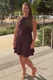 This dress was exactly what I was looking for! Great quality and perfect fit.  I usually wear 8-10 and the large fit just right. - Tara C.