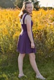 My daughter wore this dress for her first high school homecoming dance and it was amazing! We measured her and ordered a small based off the size chart. She normally wears adult small clothing so we felt confident it would fit. It was a perfect fit! We chose the purple/eggplant color and it was so gorgeous. We were so pleased with this dress. Highly recommend! - Bethany B.