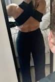 The jumpsuit is super comfy and fits well, I'm a  size 4-6 depending on the brand. The top portion is slightly loose but I'm very small chested. - Juli D.