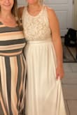 This was my reception dress. It was comfortable. - Cindy B.