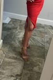 We all know the simple strap heel can be the most classy look but also, we fear the lack of support for our toes, feet, and legs by the end of the night. I was nervous since I have wider feet, but not one issue all night.  I was shocked at how comfortable these were and my feet were not swollen and didn't hurt the next day. The thick heel was lovely to walk and dance on all night. Ordered an 8 (normal shoe size). Totally worth it and they go with everything! - Jenna R.