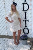 I wore this for my bridal shower and received so many compliments! Super comfortable and fit really well! - Lindsay F.