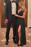 Perfect wedding guest outfit, especially for the fall/winter! I received so many compliments on the color and fit of this dress. Had to get the length and straps altered but I am literally 5 foot so long dresses usually don't fit me perfectly. But I have a larger bust and the size small was perfect! Totally ordering this dress in a summer color. - Jade N.