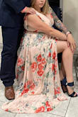 1st, I am a little short so the dress was a little longer on me, however nothing just picking it up while I walk can't fix. I got so many compliments and I was straight up feeling myself this night. I loved loved loved it! I channeled my inner Alexis Rose and worked it! Do not sleep on this dress! - Abagail B.