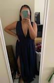 I absolutely love this dress! It's simple but elegant, perfect for wedding guests or bridesmaids!
I ordered a large, and had to get the length and straps altered but it's all good because I felt so pretty in this dress! - Stephanie L.