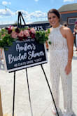 Wore this for my bridal shower!! It was ABSOLUTELY stunning and SO flattering! It was super comfortable, too. I got SO many compliments!! - Amber D.