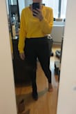 Just keep in mind the length. On me it hit right above where my high wastes leggings hit. I wish it was just an inch long but I love the color. - Jacqueline L.