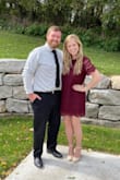 I typically wear a size L however newly postpartum & breastfeeding so ordered an XL with current weight/bra size and it fit loosely but comfortably! I could have gotten the large but overall such a pretty and comfortable dress that I felt good in. Definitely want to order in the navy! - Melissa J.