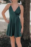 Was really nervous buying this for my daughters homecoming dance but it came and fit true to size! Very satisfied with the dress & shipping time! - Jessica K.