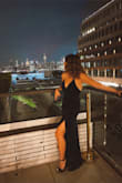 This dress is everything! It was my first time wearing a long dress because I'm short, but this was the best choice I've made. It fits perfectly, it is comfortable, and I wasn't tripping over it. It is a very elegant and sexy dress. - Gisvel S.