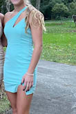 Color was unique and bright. Fit was Great! Easy to accessorize. Doesn't need many accessories. - Jennifer F.
