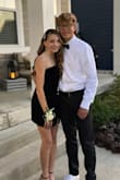 We purchased the black velvet dress and another dress from Lulus for my daughters first Homecoming. When this dress arrived, my daughter was in love! The XS fit her body perfectly! Because she is petite, the cute rhinestone straps had to be altered as they were too long and kept falling down, and she wanted the dress one inch shorter. But those were quick and easy overnight alterations. She received so many compliments and felt beautiful in the dress. And returning the other dress was so easy! We will definitely be return customers! I've already told other friends about our awesome Lulus purchases and experience. - Farrah W.