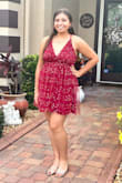 I was hesitant at first for my daughter to wear this, being her first school dance and the neckline, I guess it is just a mom thing and hard to let her grow up.... but she looked stunning in it!! It was perfect and exactly what she was looking for!!
The sizing was perfect and she felt great wearing it and carried it beautifully!!
She will definitely be ordering from here for future events!! - Madyson M.