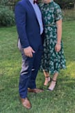 This was a beautiful, comfortable dress! I got a few compliments, great for a fall wedding! - Antoinette C.