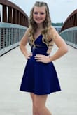 This dress was so pretty and fit very well. My daughter loved it for Homecoming! - Brandi E.