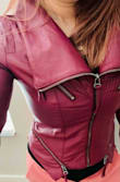 Beautiful jacket, exactly like the picture. Is tight, but I love it so much that I will keep it.  A size small would be the perfect size if you have similar measurements like me. I also love the camel color. That will be my next one in small as soon as is restock. Thanks Lulus team!!! - Ingrid A.