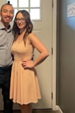 Perfect dress to attend a wedding or for date night. I am a little busty, so I was worried about too much cleavage, but it was perfect. - Ashley Y.