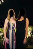 I wore this to a fun outdoor evening wedding and received so many compliments! Bust area is small but, did not effect me because I have a small chest size. The length goes just past my knees. Good quality fabric, stayed in place, no fuss! Did not sweat in this. Could pair with an open black lightweight blazer or denim jacket depending on the occasion. 10/10 recommend! - Jennifer N.