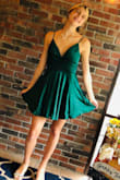This dress was perfect! It fit true to size and our daughter loved it! Perfect homecoming dress and would recommend it to anyone. - Kelli W.