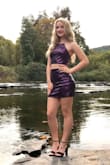 Beautiful dress for homecoming.  Fits true to size. - Shalane W.