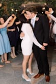 Used it for my leaving the reception dress and it was perfect! Looks just like the picture, and was so easy to put on in the wildness that was happening at the wedding, it photographed great and I can't wait to wear it again! - Rowena P.