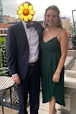 Ordered this dress for a friend's wedding and it was perfect! I was hesitant about the fit due to having a larger bust, but the Large fit really well- I was able to wear a strapless bra too. I received so many complements and can't wait to wear it again! - Erin C.