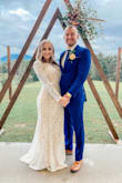 This dress wowed everyone at my wedding. It came super fast, and was of great quality! I'm so glad I didn't spend a fortune on a dress when this one was just as fabulous! - Heather W.