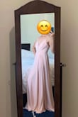 Dress is beautiful and great quality. Ordering a dress online is always a bit of a gamble but this will be my go to from now on. I was unsure of the size to order as I was in between sizes with my measurements but I used the live chat and they were quick to give me a recommendation. I ordered the XS and it fit perfectly, it's a bit long but leaves room for high heels so I have no complaints! - Benita N.