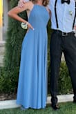 This dress is gorgeous in every way. Love how it flows and the color is so pretty. Awesome price too! So glad to have found this. - Lindsay E.