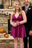 My almost 16 year old daughter wore this to homecoming and it fit like a glove! It was so flattering and so beautiful! Awesome coverage so you can go braless as well! - Melissa E.