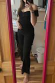 I wanted to love this so bad... It is so cute! It's just way too short. And if you have long legs like me, the legs aren't long enough either (where the waist would be is way too low). I wish it worked out :( - Samantha H.