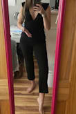 I am just HEARTBROKEN!!! This is so cute.. SO cute... But if you're tall like me... It is just too short. I need a jumpsuit for a wedding, and I ordered like 6 different ones from Lulus. This one was the longest, but is still too short on me. I wish Lulus had a tall section!! - Samantha H.